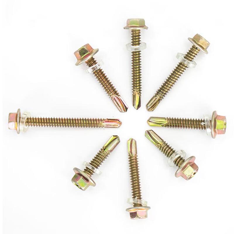 Color Zinc Hex Head Self-Drilling Screw