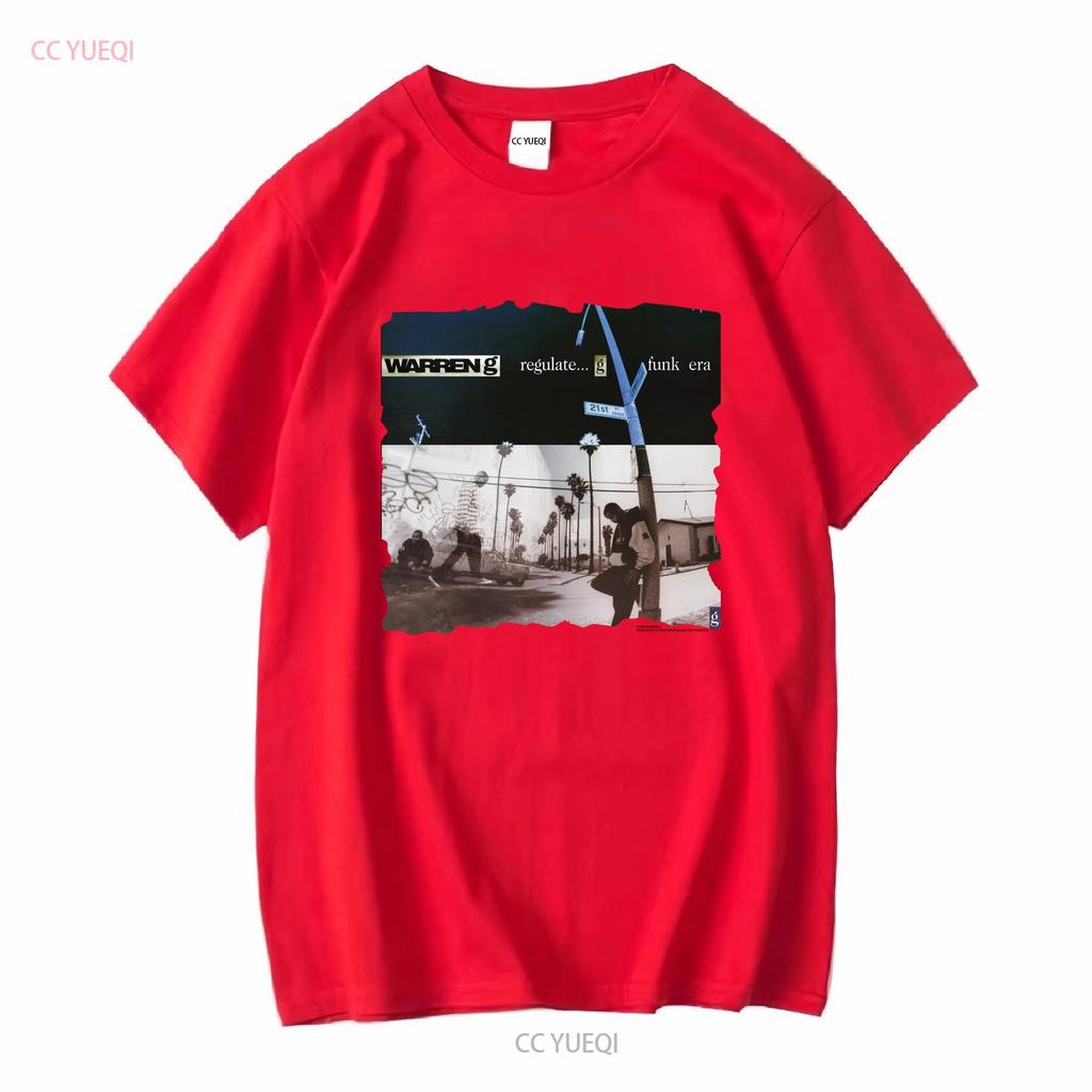 Vintage Warren G Regulate Funk Era 1994 Rapové tričko Velké Černé Opotřebované Vzácné dlouhý nebo krátký rukáv vintage Mírně vyprané