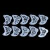20Pcs Reusable Face Painting Stencils - Durable Pet Plastic, Washable & Reusable With Assorted Floral, Spiderweb, Heart Designs