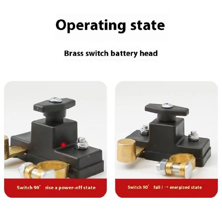 12V/24V Battery Shut Off Switches Isolator Battery Cut Off Car Battery Disconnect Switches Universal Switches Heavy Duty