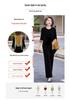 2026 New Chinese Style Gold Velvet Three-Piece Vest Suit for Middle-Aged and Elderly Women - Mom's Spring Outfit