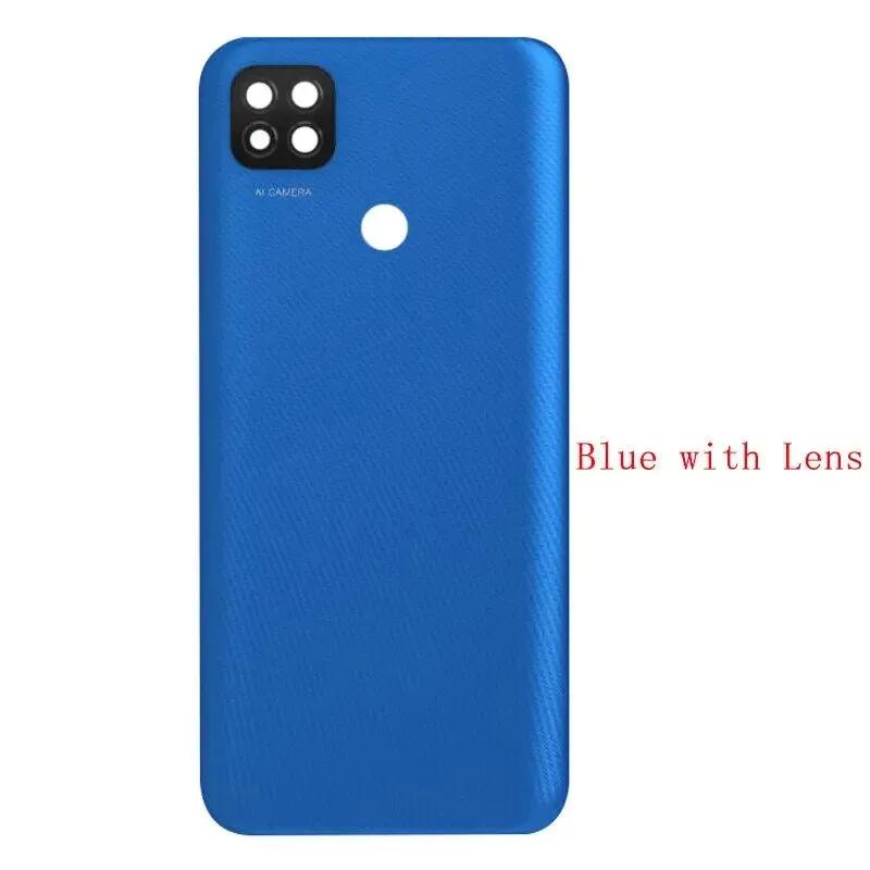Back Cover For Xiaomi Redmi 9C Battery Cover Rear  Housing Case with Camera Frame Lens Repair Parts