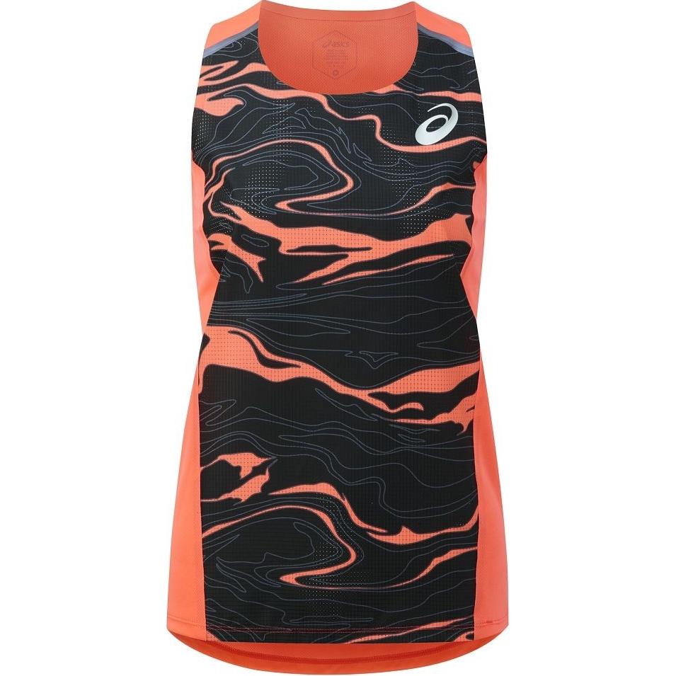 Asics Gradient Breathable Comfortable Fitness Sleeveless Tank Top Women Tops Orange 2092A269-705 S