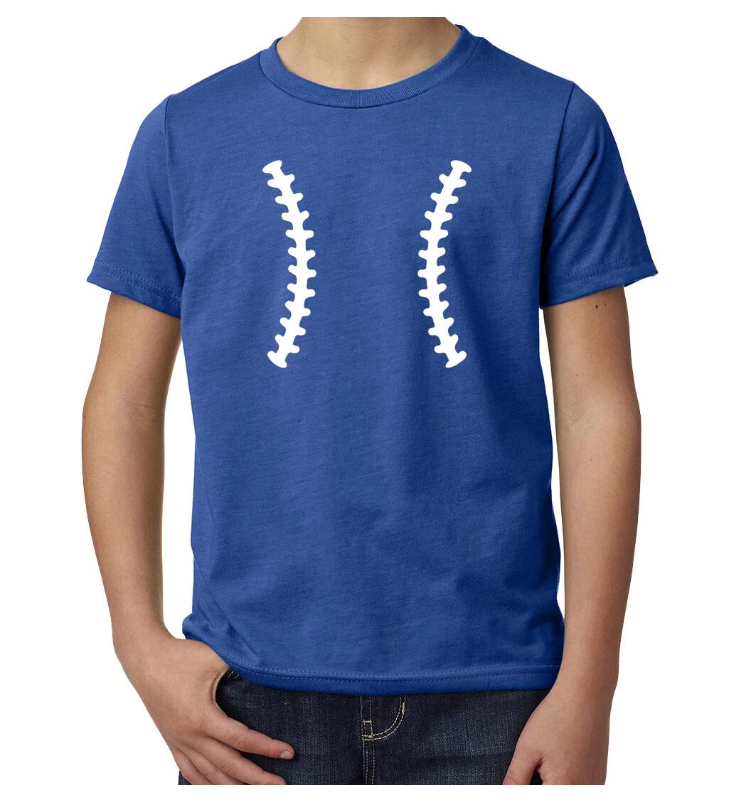 Baseball laces Shirt, Kid s Baseball T-Shirts, Graphic Shirts S