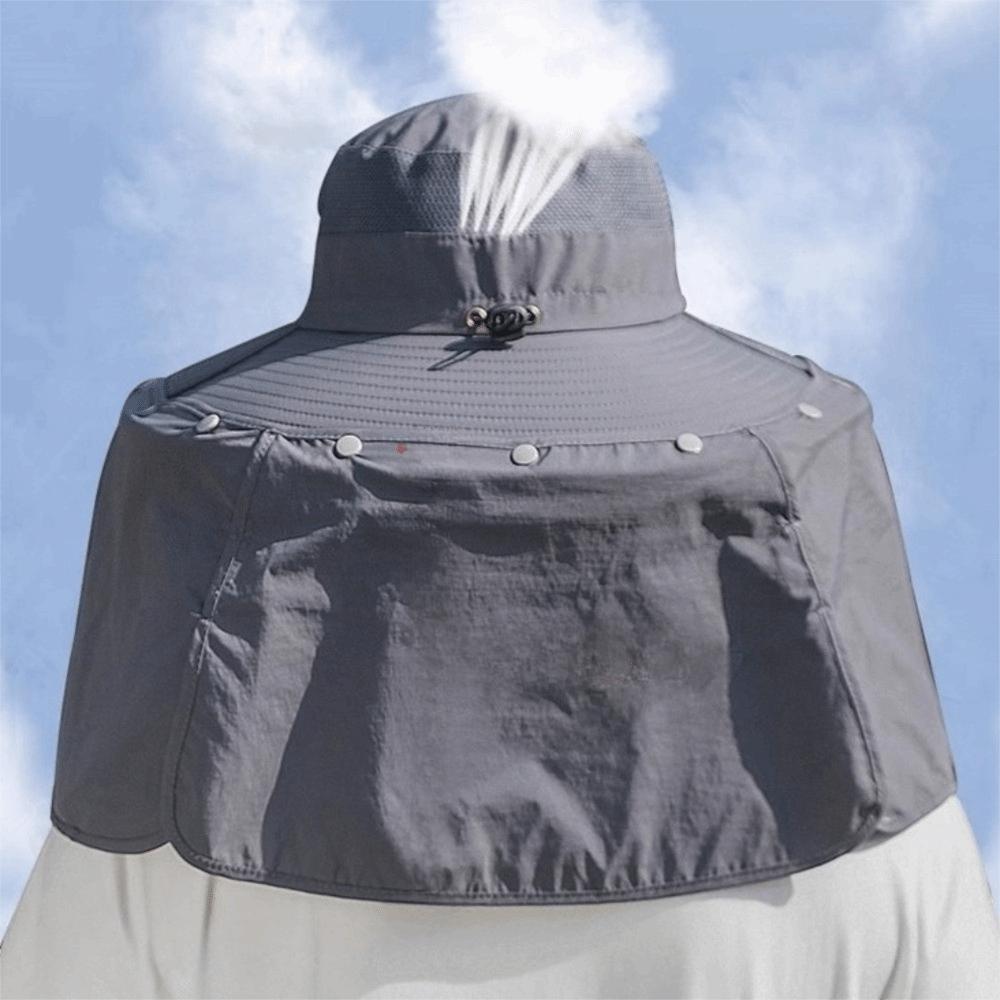 Big Brim Men Sun Hat Cloth Fisherman Hat Foldable Women Visor Cap  Hiking