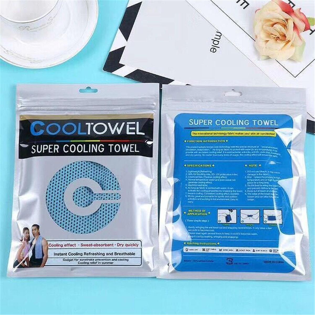 1PC Cold Sensation Towel Sports Towel Sweat Absorbing Summer Gym Quick-Dry Towel