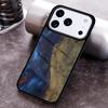 Luxury Wood Resin Protective Phone Case for iPhone 17 16 15 Pro Max Air 14 13 12 11 Plus Shockproof Capa Cover