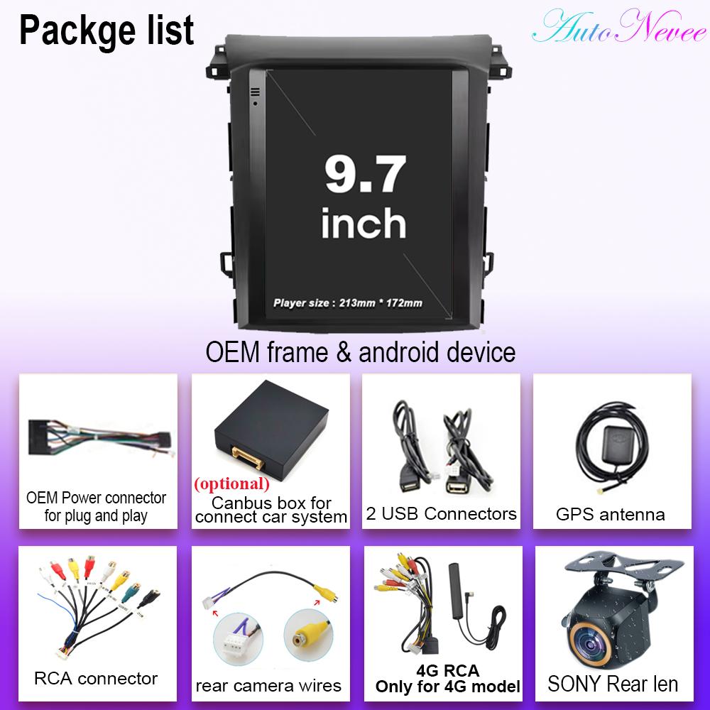 9.7 Inch QLED For Subaru XV Forester 2018-2021 Car Radio Android 14 4G WIFI Carplay Stereo 2 Din No DVD Player GPS Navigation