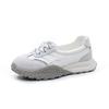 Dexun shoes shallow mouth shoes women's 2025 summer new Internet celebrity explosion casual fashion versatile platform sports white shoes