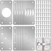 Hinge Repair Plate Cabinet Furniture Drawer Table Scharnier Stainless Steel Household Hardware Hinge Fixing Plate
