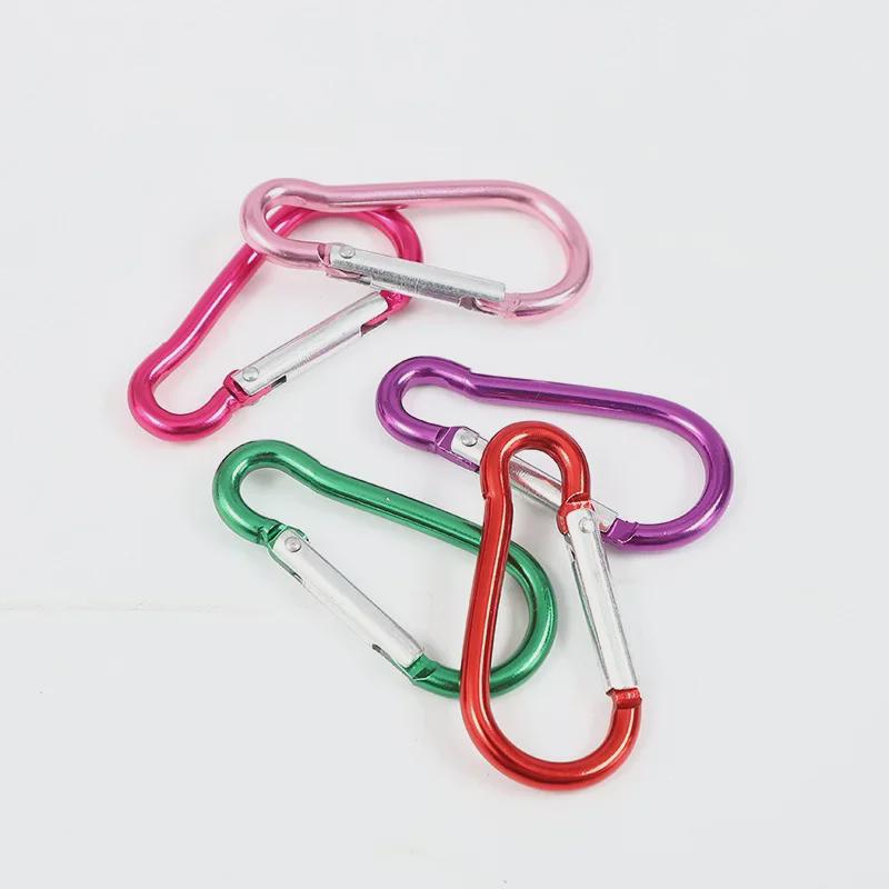 Aluminum Alloy Gourd-Shaped Carabiner Keychain & Water Bottle Buckle, No. 5
