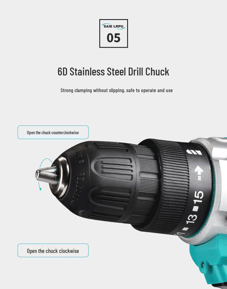 Set de burghiu cu litiu reîncărcabil universal și unealtă multifuncțională Sailpu