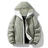 Down jacket men's outdoor men's cold and windproof couple trend thickened and warm men's hooded fashion jacket for men
