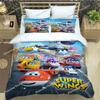 Cute Cartoon Super Wings Bedding Sets Exquisite Supplies Set Duvet Cover Bed Comforter Set Bedding Set Luxury Birthday Gift