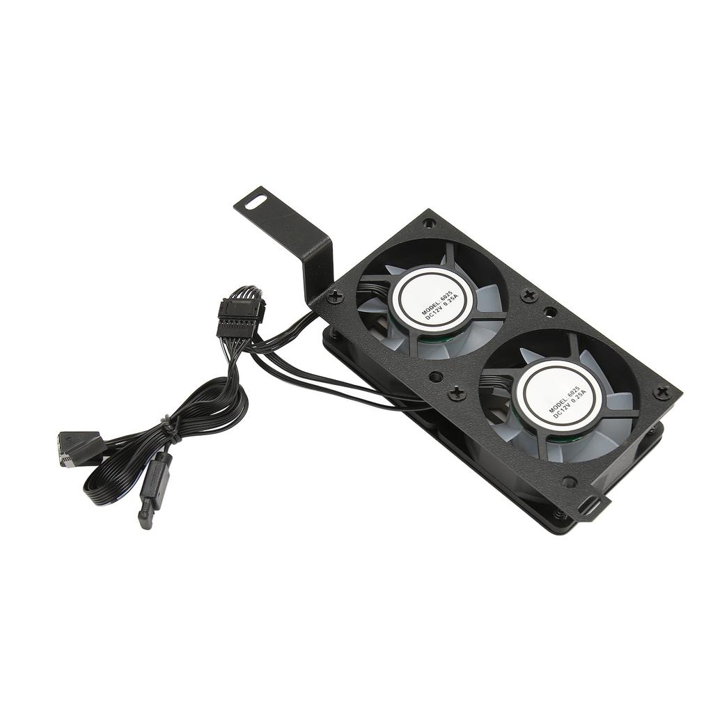 Memory Cooling Fan Double 6025PWM 1000 to 3000RPM 5V 3Pin Aura Sync ARGB Memory   for DDR DDR2 DDR3 DDR4 DDR5
