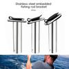 15 / 30 / 90 Degree Stainless Steel Flush Mount Fishing Rod Holder Boat Rod Holders for Marine Boat Yacht