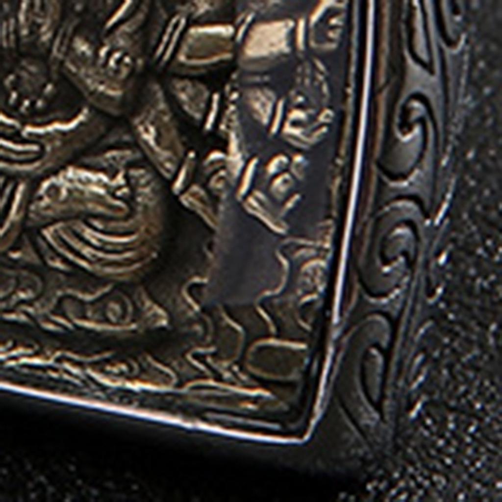 Buddha Hänge Bågskärning Etnisk Stil Vackert Praktiskt Rostfritt Stål Smycke för Amulett