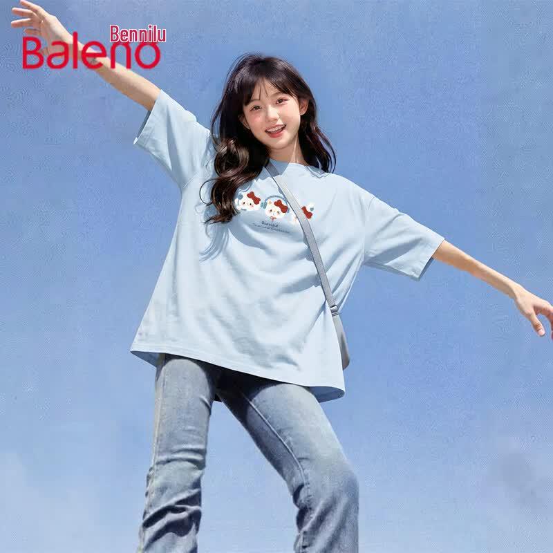 Baleno Women s Cartoon Print Short Sleeve T-shirt S