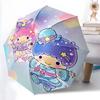 1pc Kawaii Stars: Cute Automatic Opening/Closing Umbrella with Foldable Design, Iron Frame, Outdoor Use, Perfect Gift for Fans, Travelers, Daily Use,