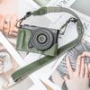 PU-Leder Kameratasche Panasonic Lumix S9 DC-L10GK Micro Four Thirds DSLR Mit Verstellbarem Schultergurt