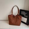 Retro large-capacity bag women's 2025 new autumn casual commuting shoulder bag simple foreign-style texture tote bag
