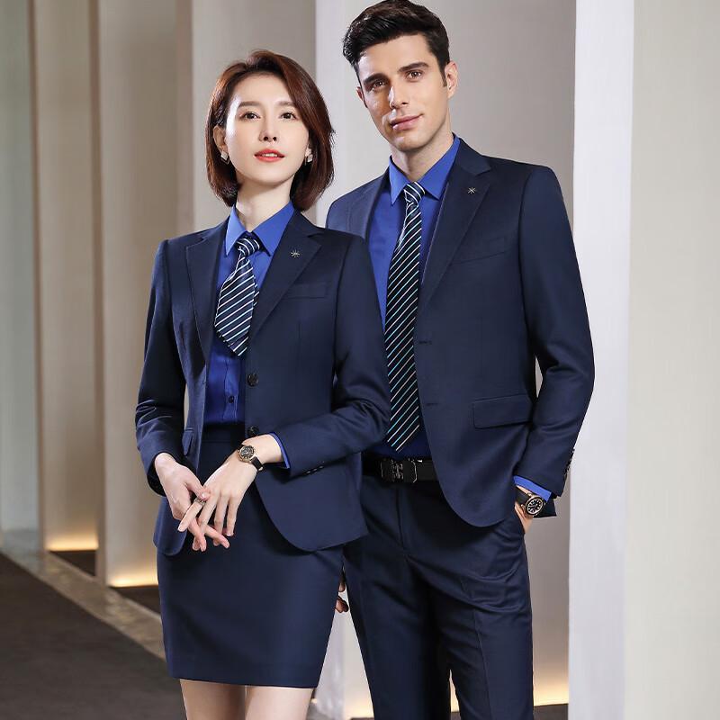 KASER YE 50% Wool Houndstooth Business Suit Set