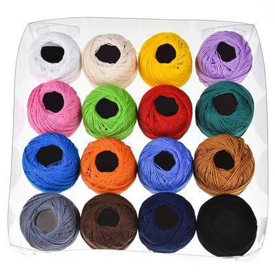 Buntes Handgemachtes DIY Kreuzstich- & Stickgarn aus Baumwolle