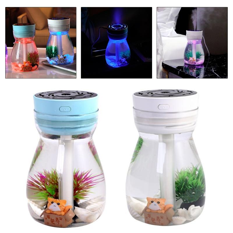 380ml Portable for Nano Electric Air Humidifier Air Diffuser with Lig