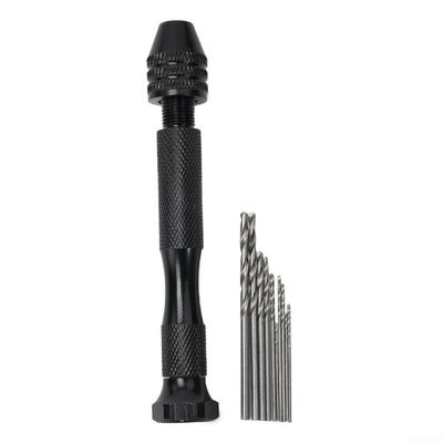 Drill Set High Precision Mini Aluminum Alloy Black