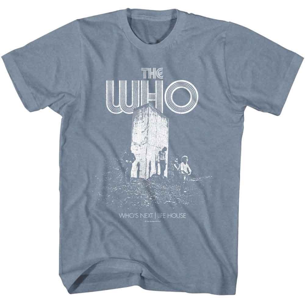 The Who Whos Next Life House Indigo Heather Music Shirt