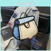 Small Canvas Shoulder Bag With Magnetic Closure Compact Handbag For Leisure Use