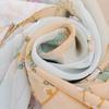 1pc Chiffon Scarf 150*50cm Print Floral Multi-style Women Sunscreen Long Shawl