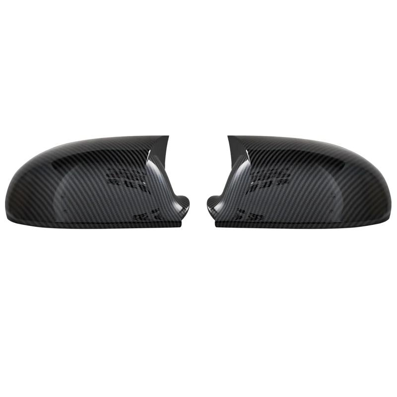 Bat Side Mirror Cover for Golf 5 VW 2003-2009 GTI R32 Car Accessories Shiny Piano Black Tuning Auto Sport Bat Design TSI TDI FSI