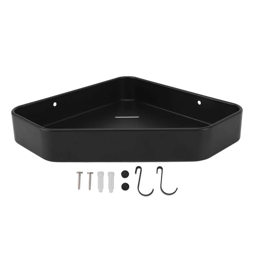 Eckduschregal Stanzfrei Einfache Installation Weltraumaluminium Rostfrei Wandmontiert Ecke