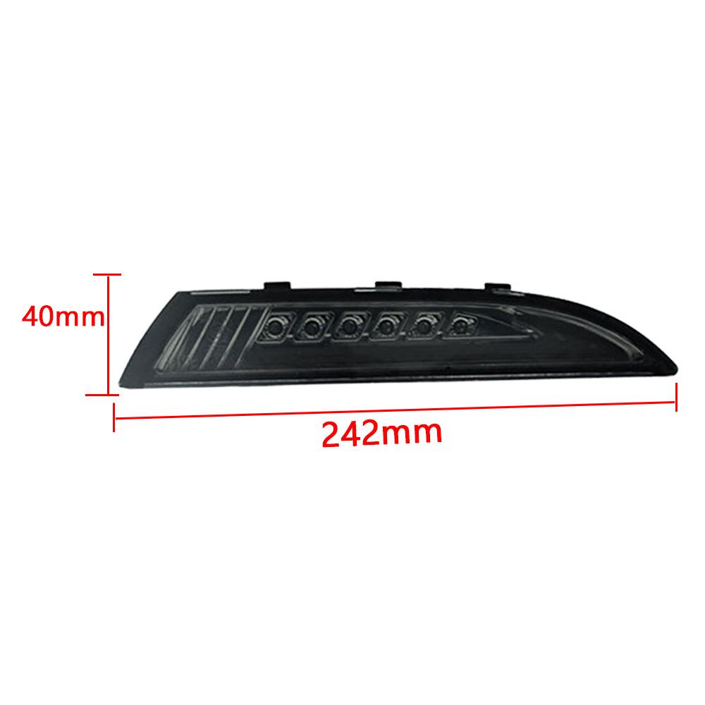 Pentru Volkswage VW Scirocco 2008-2013 Lampă de semnalizare laterală cu LED-uri față de mașină Semnalizatoare chihlimbar și lumini de zi DRL albe