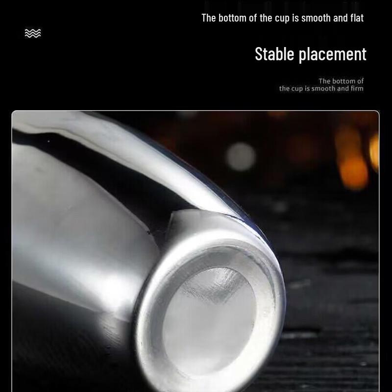 Pabei 250ML Three-Piece Stainless Steel Cocktail Shaker