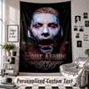 Wall Hanging Tapestry With Custom Name & Text, Rammstein Decorative Tapestry For Bedroom