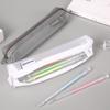 1 Pcs Mesh Transparent Bleistift Fall Lagerung Stift Tasche Mäppchen Tragbare Büro Schule Liefert Mini Einfache Nette Schreibwaren
