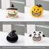 Cartoon Halloween Pumpkin Candlestick Ceramic Bat Candle Holder Cute Ghost Candlestick  Bar