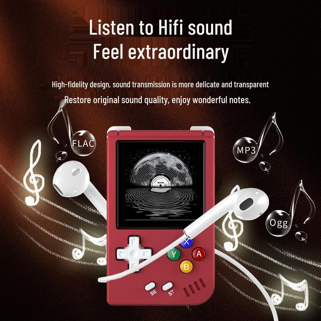 RG Nano Mini Open Source Handheld Retro Game Console & MP3 Player Keychain