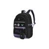 Fila Einfacher Mode-Stoffrucksack Damenrucksack Schwarz Löwenzahn-Lila Orientalisch-Weiß F13W419161F