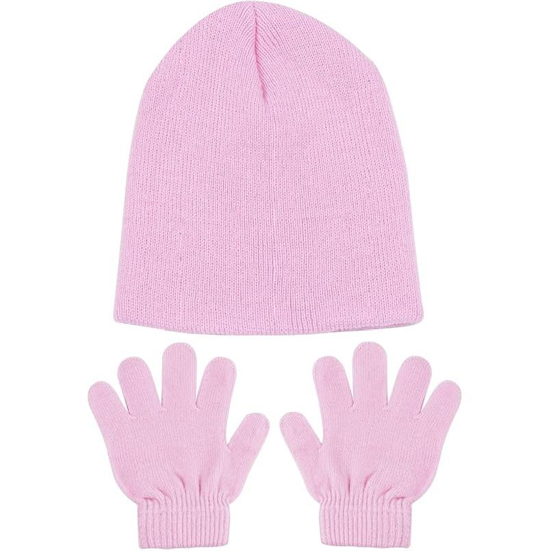 

Hicdaw Kids Winter Hats Gloves Scarf Set Baby Mittens Gloves with Pompom Baby Winter Hat Toddler Beanie Hat for Boy Girl чорний