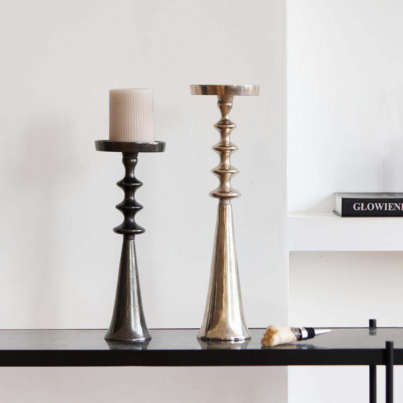 Modern Luxury Candle Holders Home Decoration Candlestick Creative Living Room Candle Rack Entrance Hall Desktop Ornament