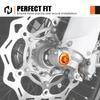 For KTM EXC 300 EXCF 350 EXC 450 For Husqvarna TE 300 FE 350 2016-2022 M20xP1.5 Front Rear Axle Nut Screw For GasGas EC 300 250