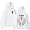 Felpe con cappuccio Cristiane Estetiche Gesù Ala Versetto Biblico Uomo Donna Moda Oversize Felpa Casual Larga Pile Felpe