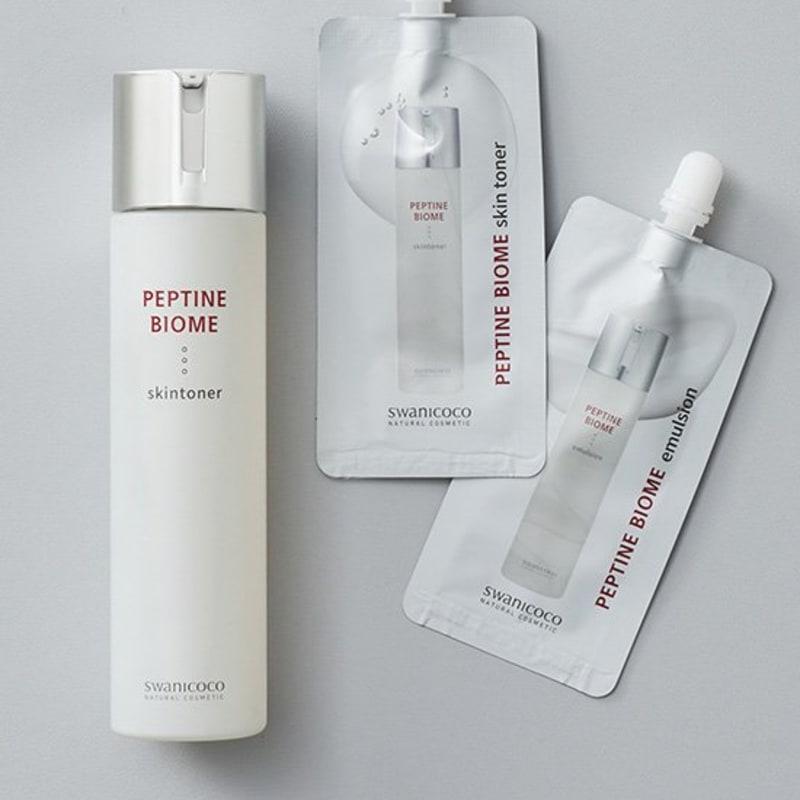 [Swanicoco] Peptide Biome Skin Toner 130ml (+Peptide Biome Skin 10ml + Lotion 10ml Free)