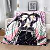 1pc Blanket Demon Slayer characters1 Print Design, Lightweight Blanket for Sofa, Bed- Soft &Warm, Gift for All Seasons like Christmas, Halloween