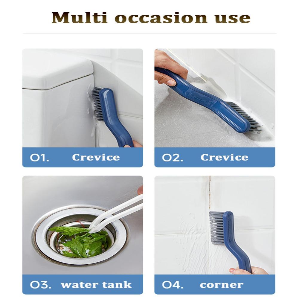 With Clip Corner Cleaning Hard Window Gap Brush Cleaning Brush Floor Seam Brush Scraping Brush