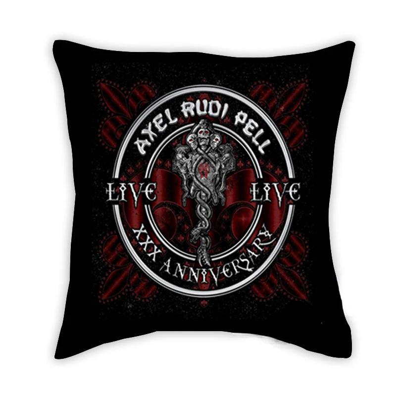 Axel Rudi Pell  Printed  Polyester Decorative Pillowcases Throw Pillow Cover Square Zipper Pillow Cases Gift  Pillowcases