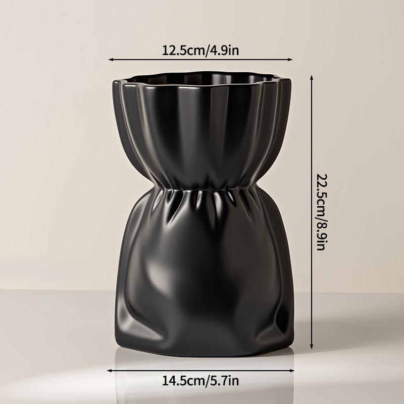 Plastic Flower Vases Wedding Vase Ornament Desk Accessories Vases Decoraitons Home Decor Desktop Ornament